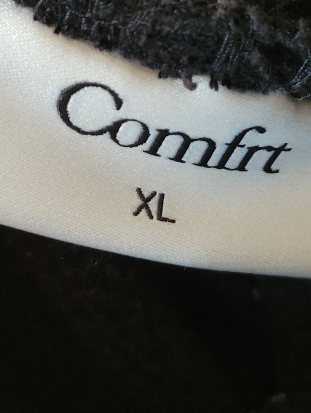 Comfrt Classic Solid Black Athleisure Relaxed Joggers, Size Mens XL - Picture 4 of 5